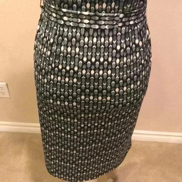 Emma & Michele Sleeveless Summer Dress Metallic Zipper/Buttons and Tie Belt-S - Picture 8 of 9